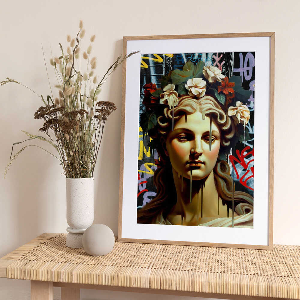 Vandal Pietà - Art Print by Dikhotomy