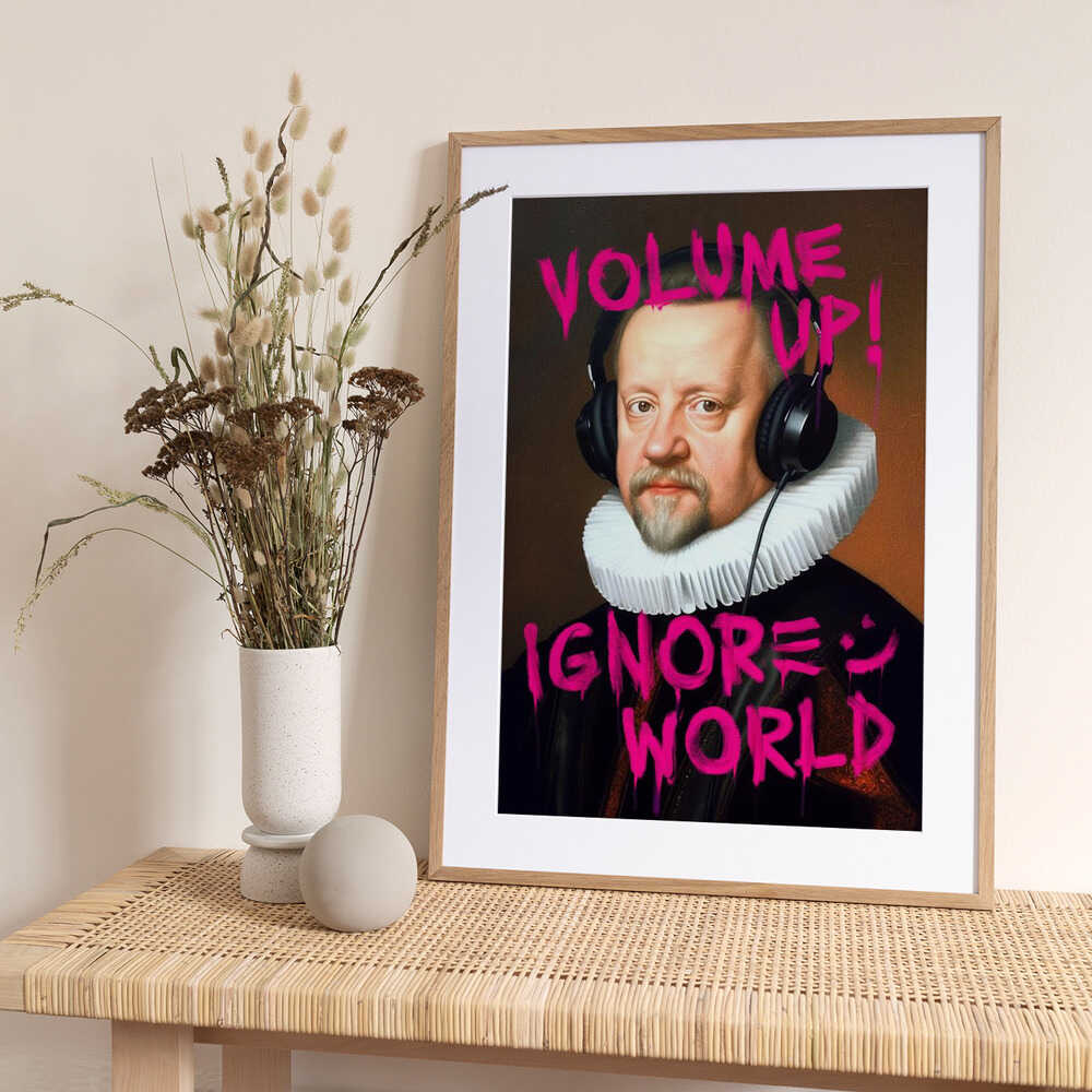 Volume Up - Art Print by Dikhotomy