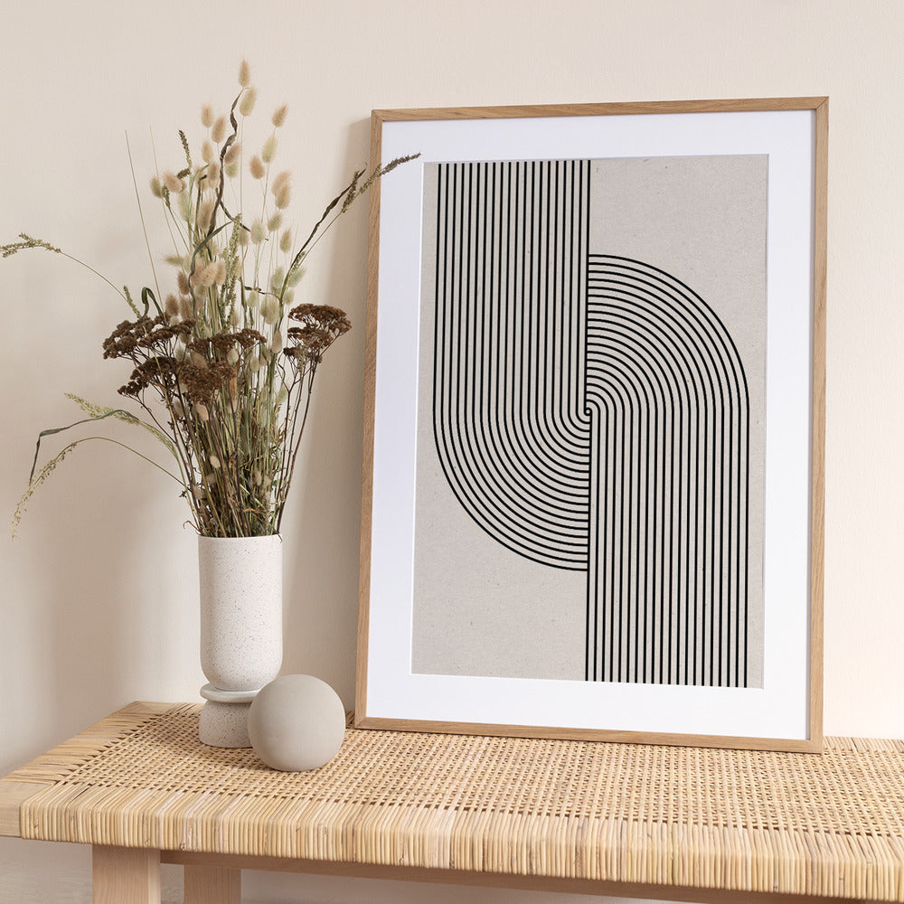 Curved Symmetry - Art Print by THE MIUUS STUDIO