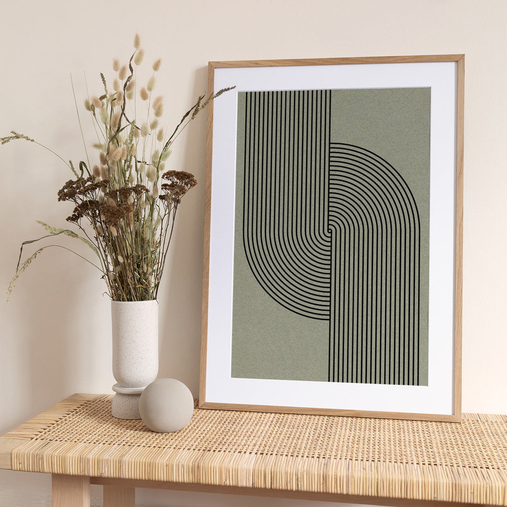 Curved Symmetry - Art Print by THE MIUUS STUDIO