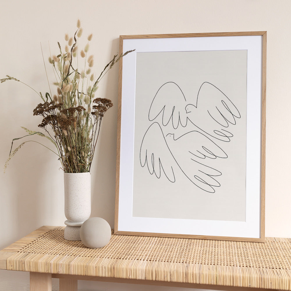 Love Birds - Art Print by Kit Agar