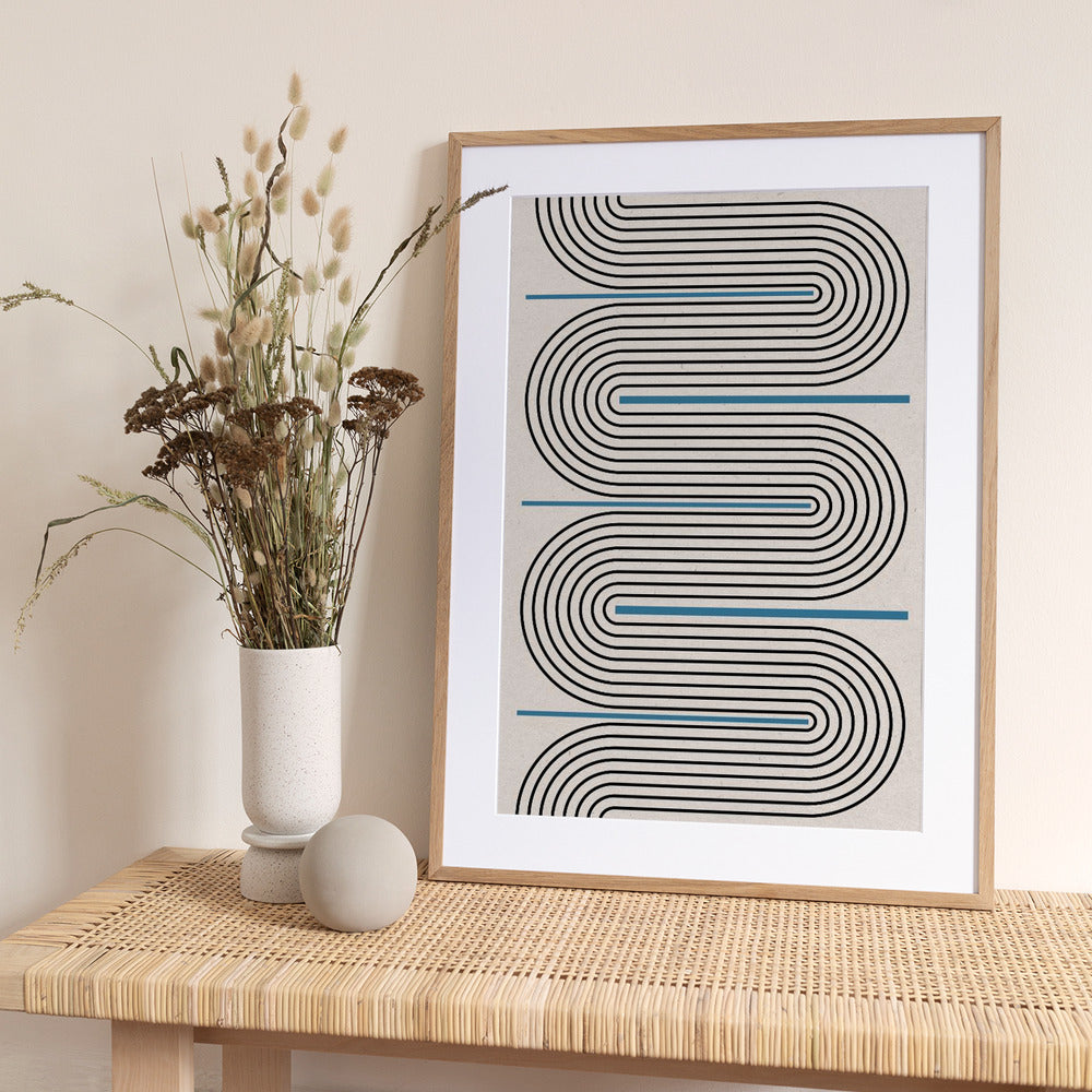 Curved Lines Symphony - Art Print by THE MIUUS STUDIO