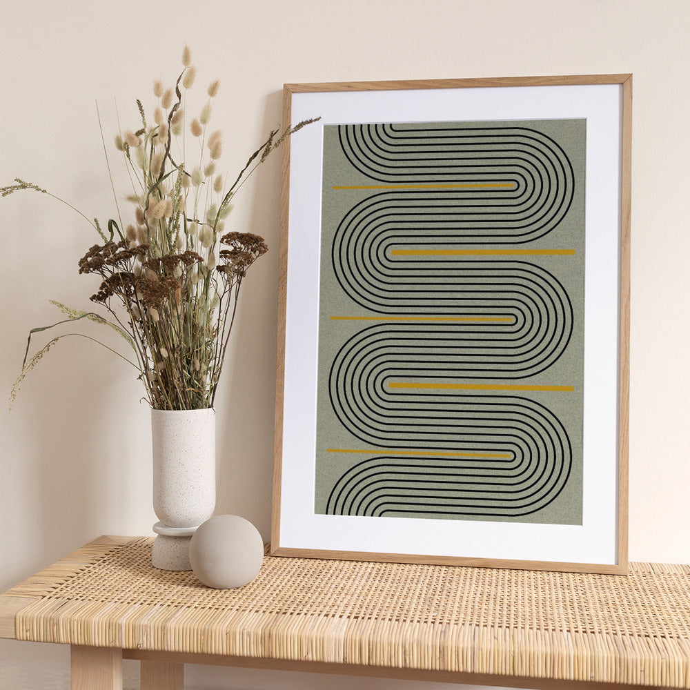Curved Pathways - Art Print by THE MIUUS STUDIO