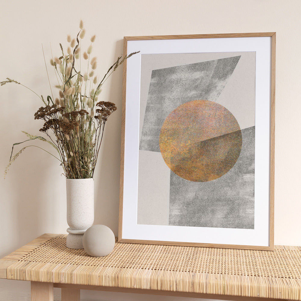 Golden Fusion - Art Print by THE MIUUS STUDIO