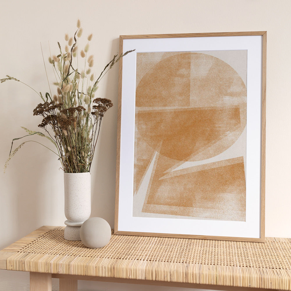 Geometric Echoes - Art Print by THE MIUUS STUDIO