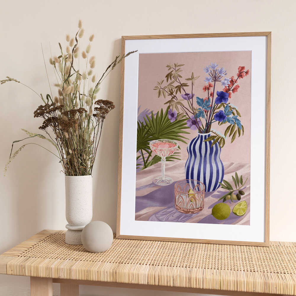 Lilac Summer - Art Print by Goed Blauw