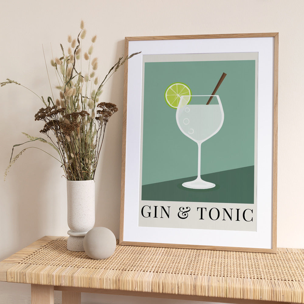 Gin and Tonic - Art Print by Andreas Magnusson