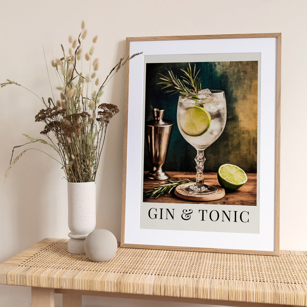 Gin and Tonic - Art Print by Andreas Magnusson