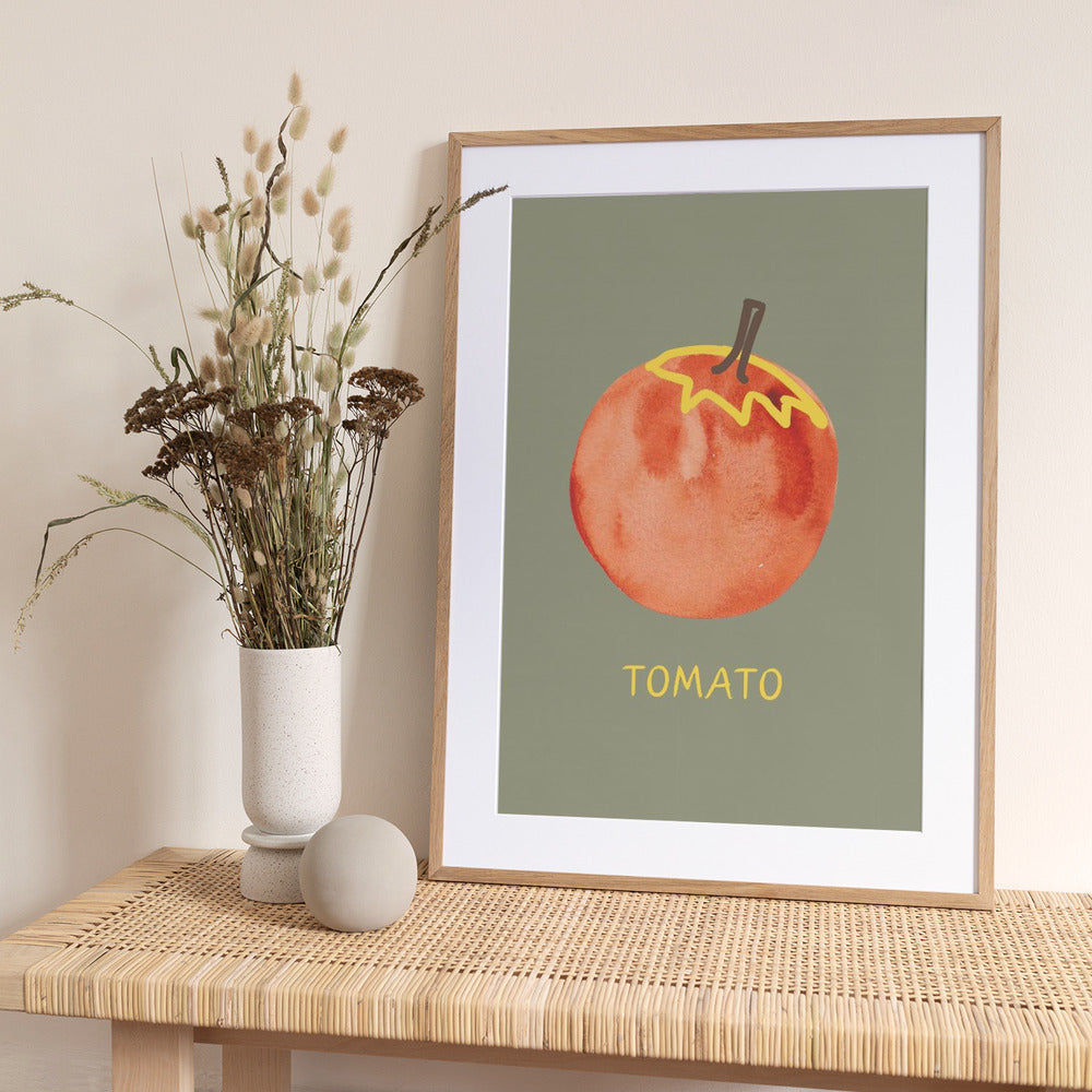Tomato in Green - Art Print by ART of living