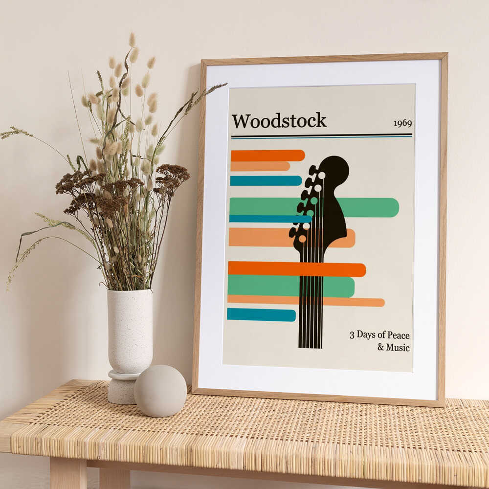 Woodstock Festival - Art Print by Retrodrome