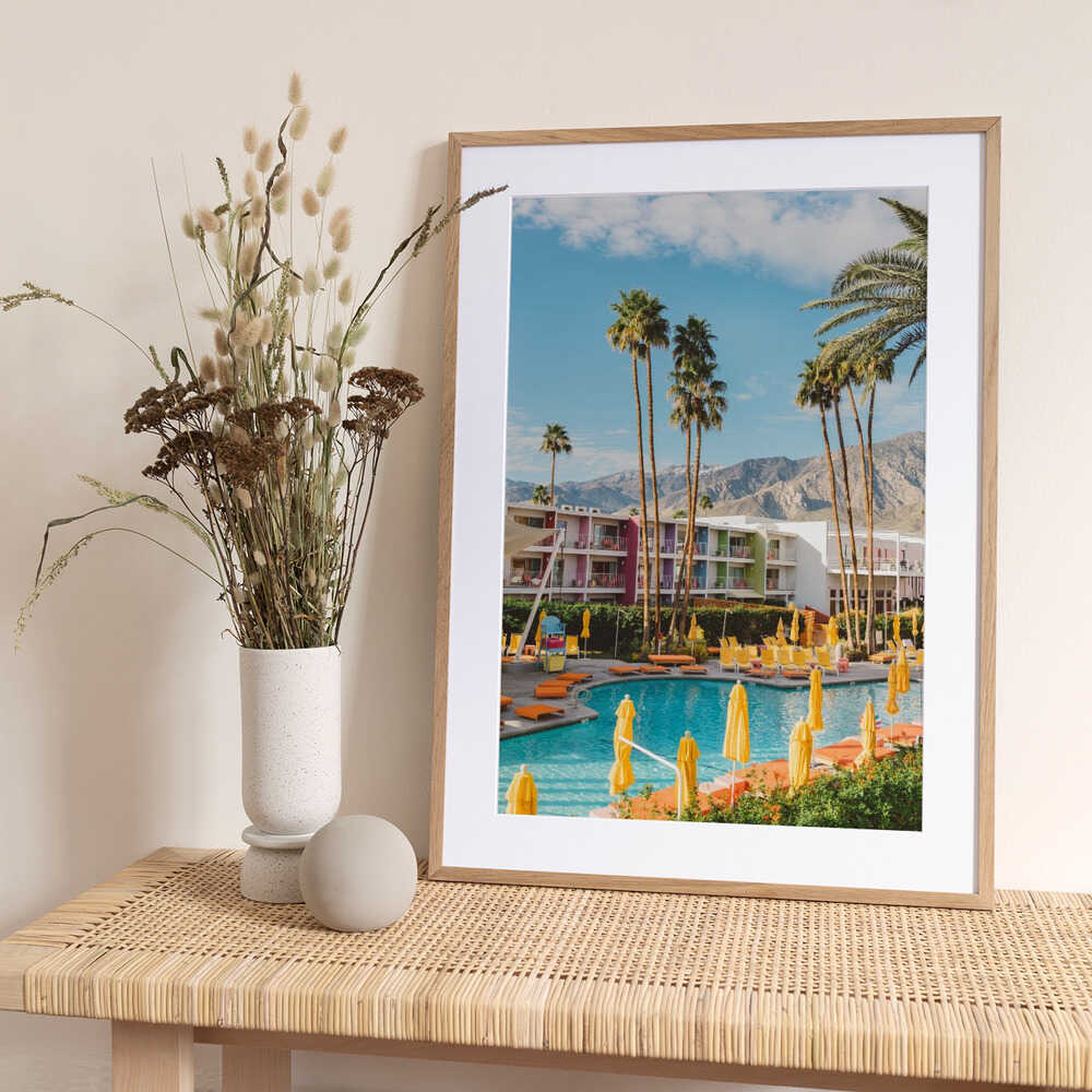 Palm Springs Saguaro - Art Print by Bethany Young