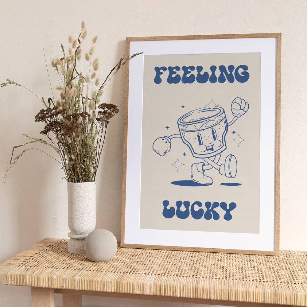 Feeling Lucky - Art Print by Alina Shulhouskaya