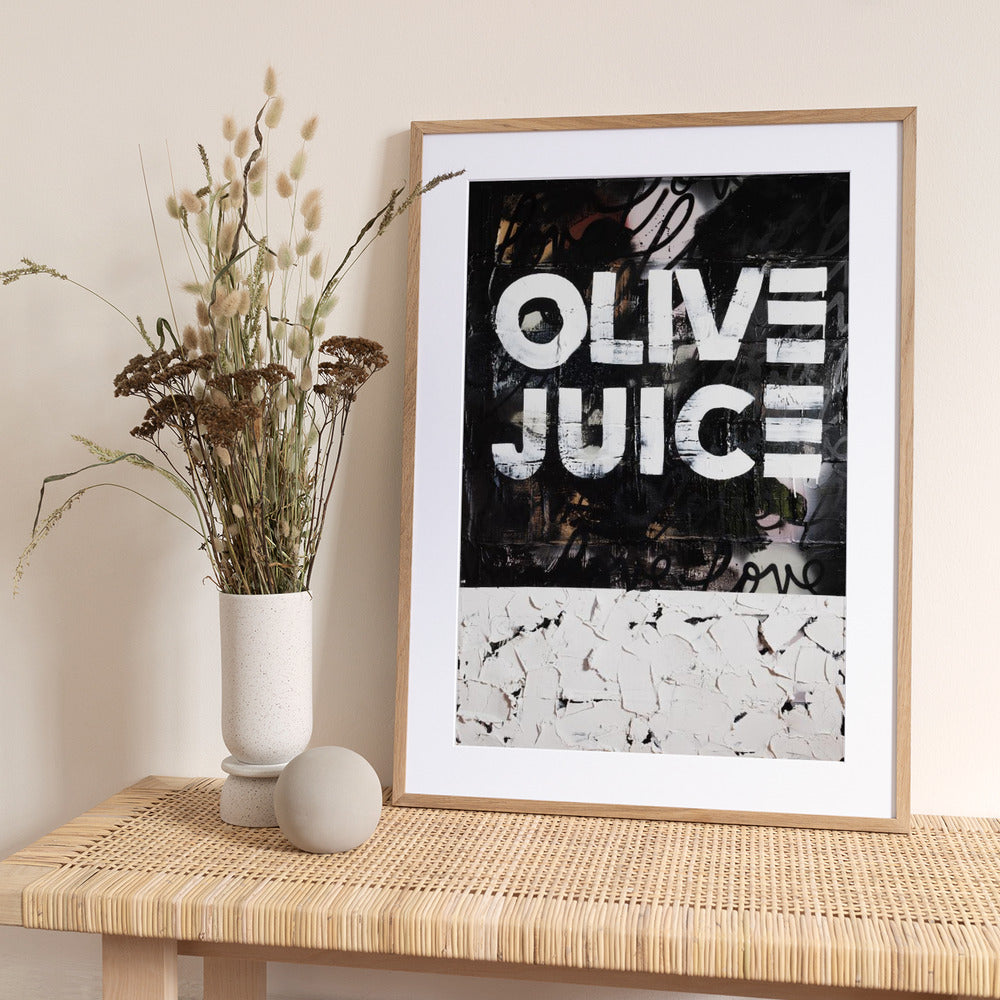 Olive juice - Art Print by kent youngstrom