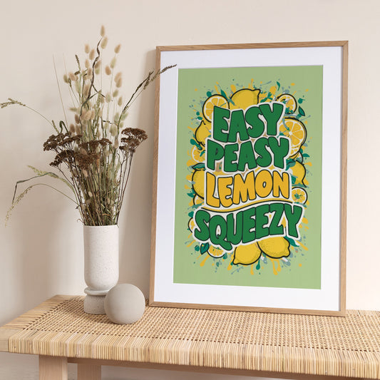 Easy Peasy Lemon Squeezy 1 - Art Print by Andreas Magnusson