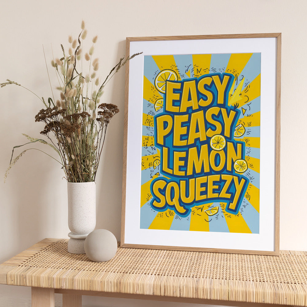Easy Peasy Lemon Squeezy 2 - Art Print by Andreas Magnusson