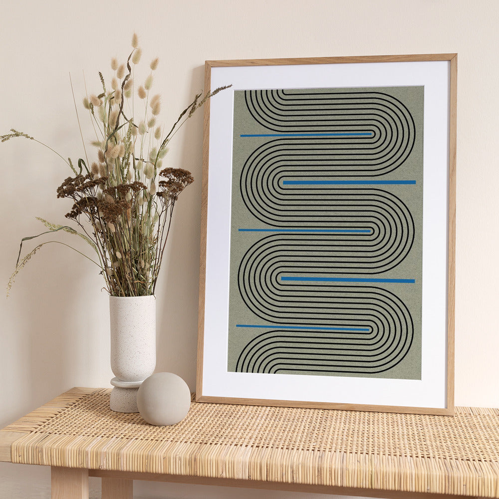 Curved Pathways - Art Print by THE MIUUS STUDIO