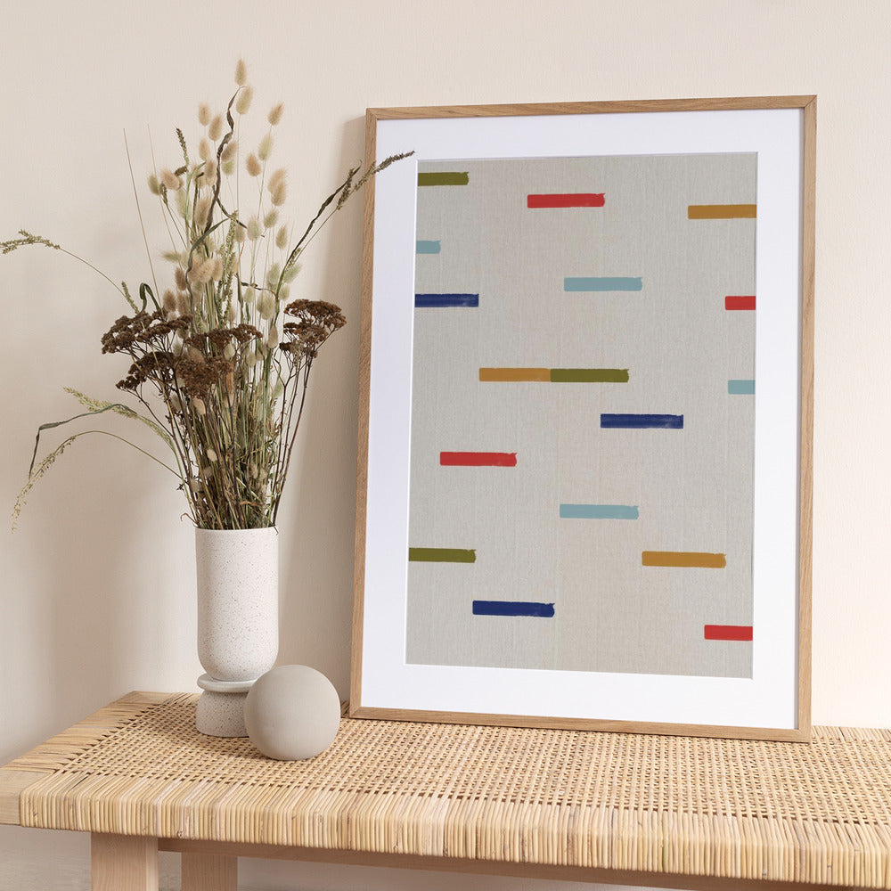 Colorful Strokes - Art Print by THE MIUUS STUDIO
