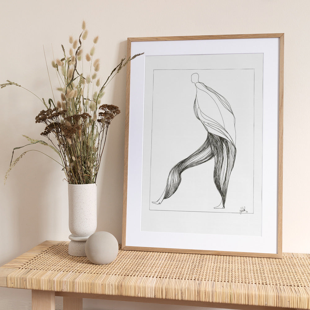 Glide - Art Print by Lor Muller