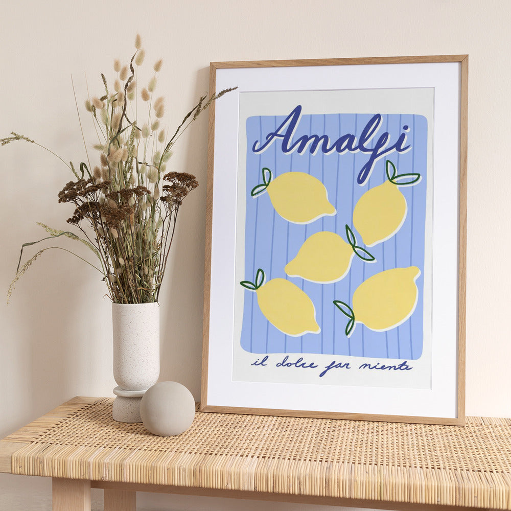 Lemon Bliss Amalfi - Art Print by Athene Fritsch