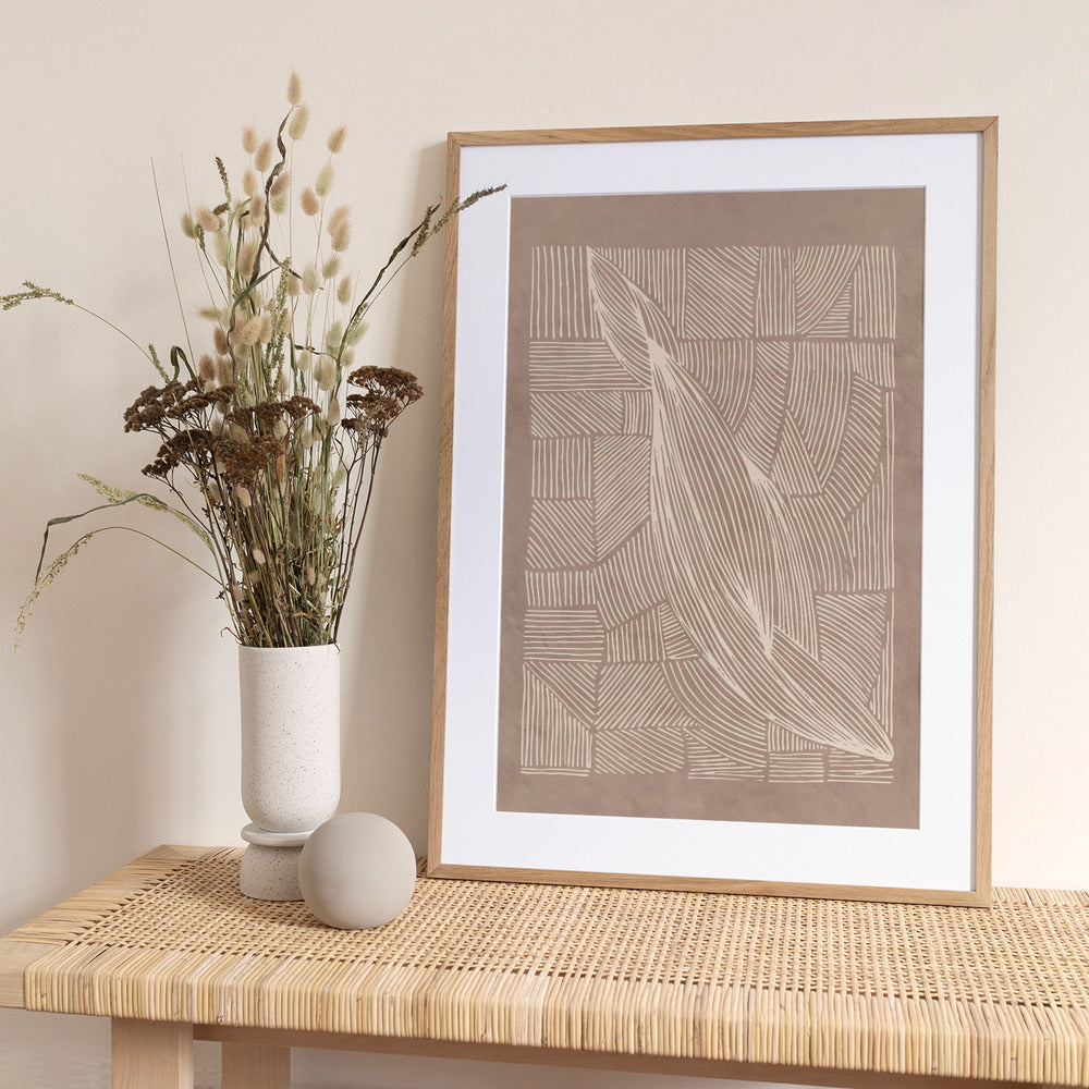 Abstract Irregular Lines - Art Print by Lucrecia Caporale