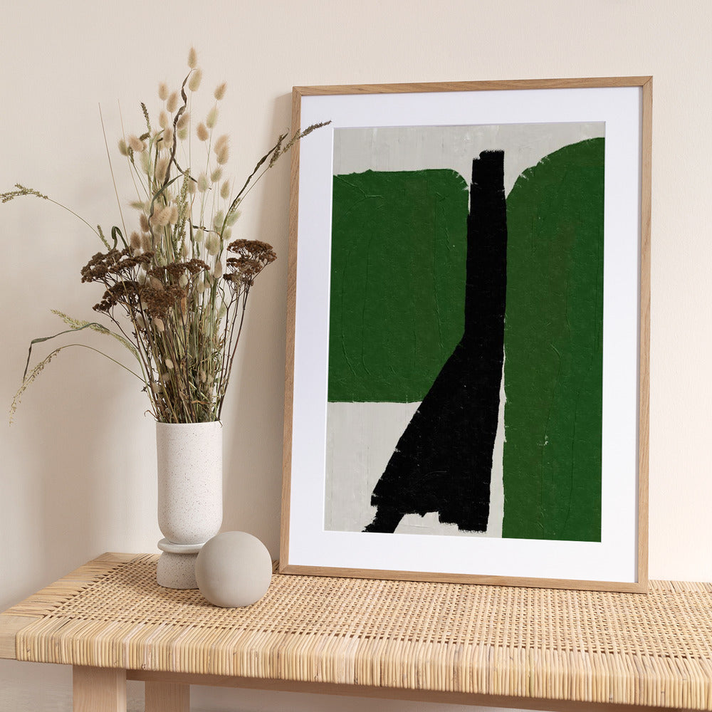 Green Divide - Art Print by THE MIUUS STUDIO
