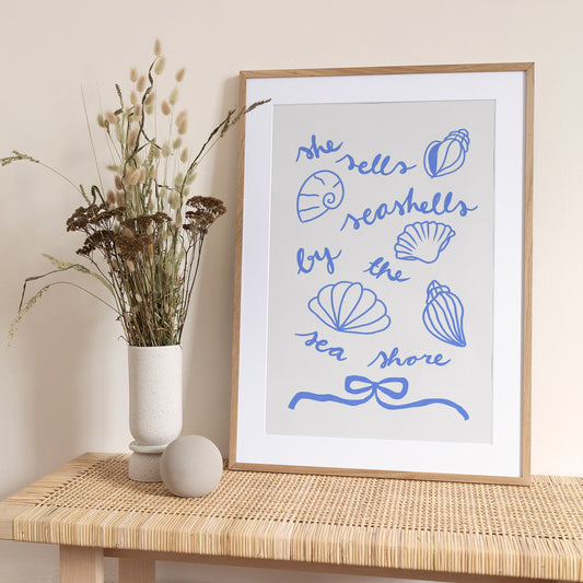 Seashell Serenity - Art Print by Athene Fritsch