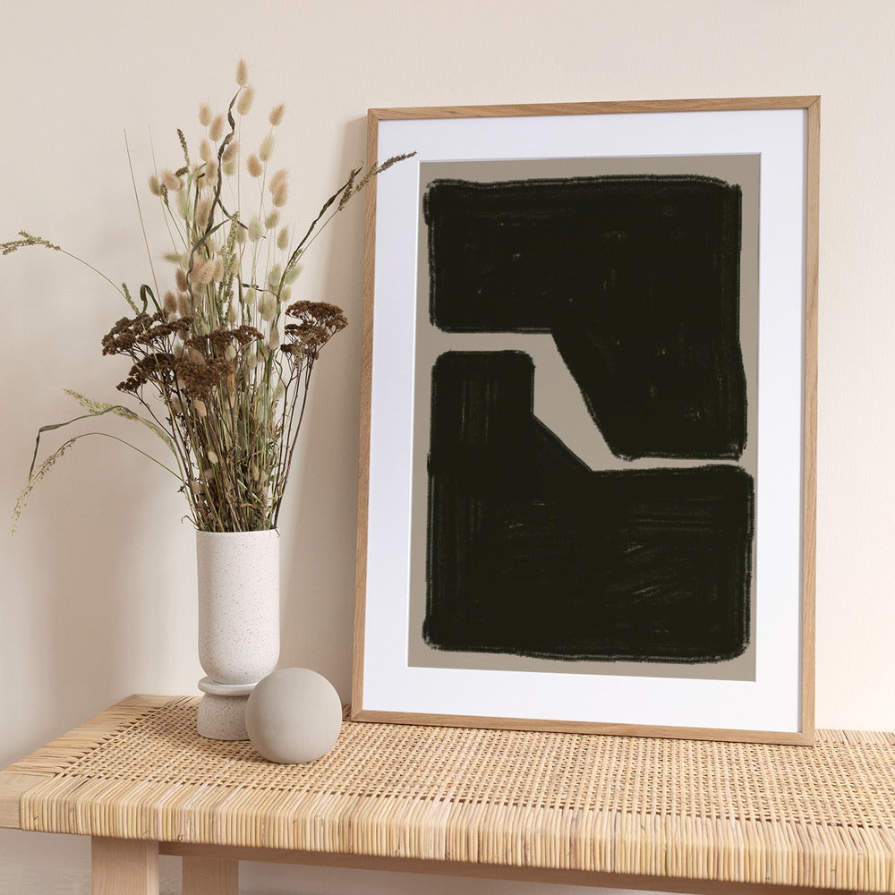 Abstract Contrast - Art Print by THE MIUUS STUDIO