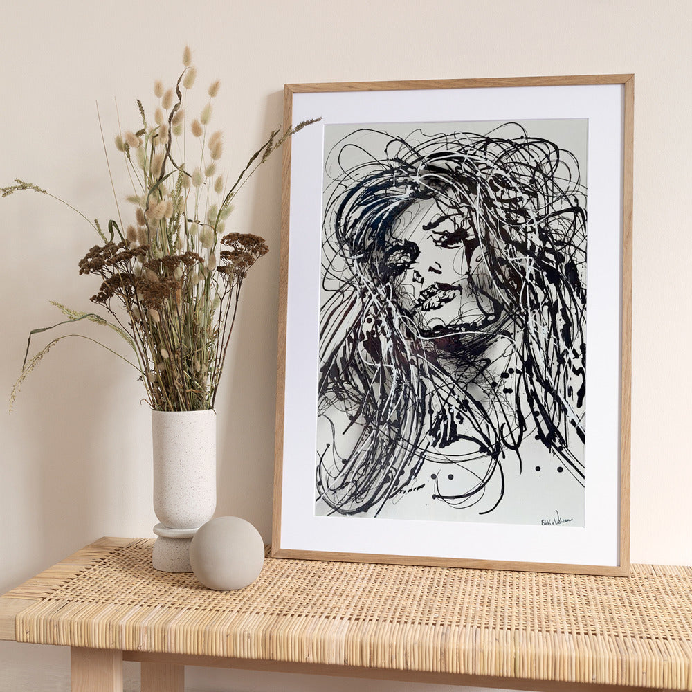 Just a Girl - Art Print by Erik Van Velzen