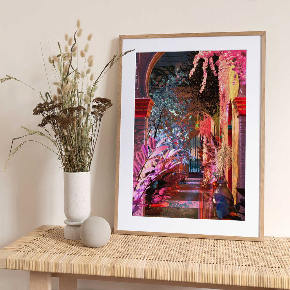 Glowing Palace - Art Print by CosmoZach