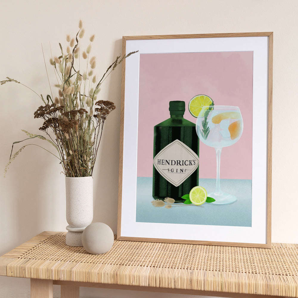 Gin Tonic - Art Print by Petra Lizde