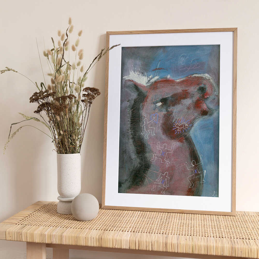 Feeling of Haring - Art Print by Li Gessbo