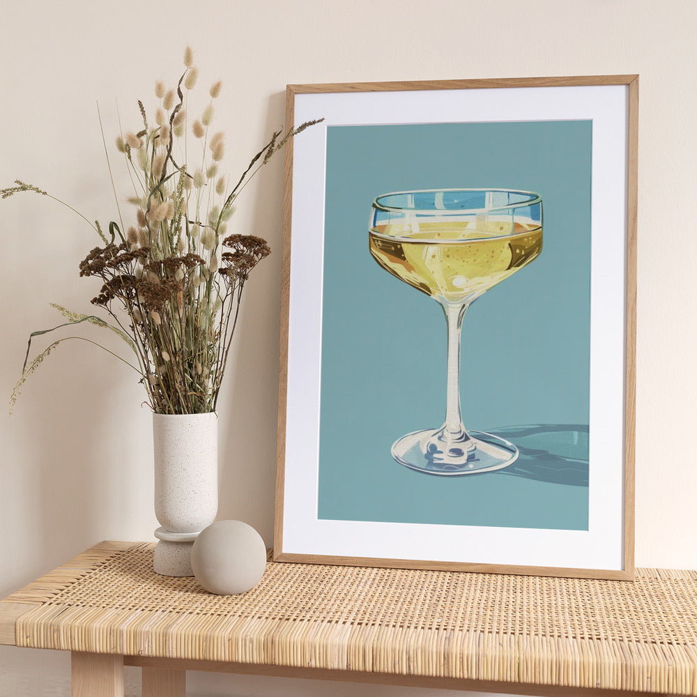 Champagne - Jolly and Dash - Art Print by Jolly and Dash