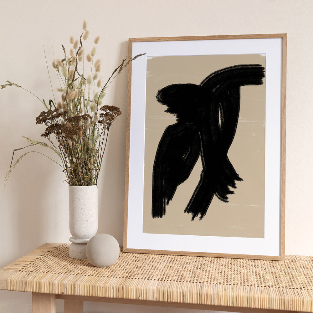 Shadowy Elegance - Art Print by THE MIUUS STUDIO