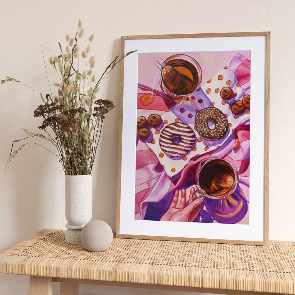 A Cup of Warmth - Art Print by Anna Zdanowicz