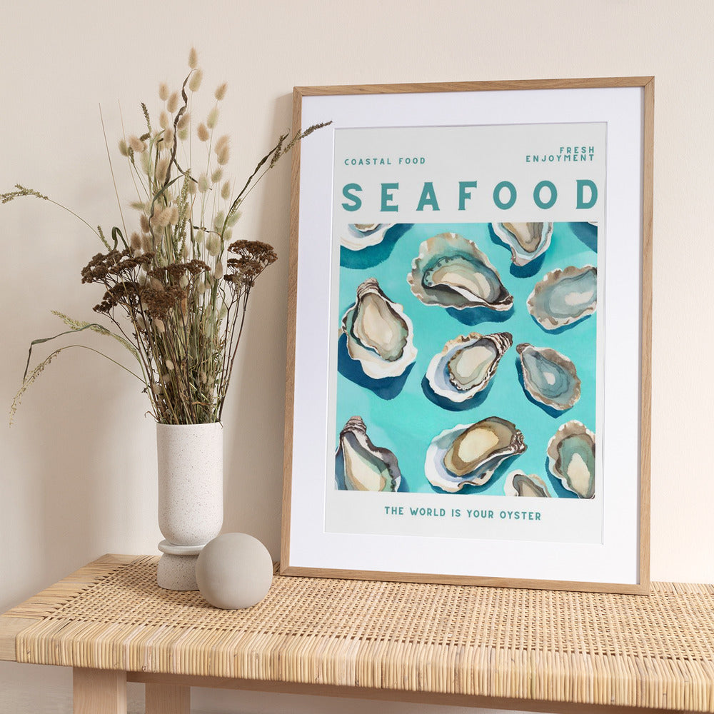 Seafood - Art Print by Ohkimiko
