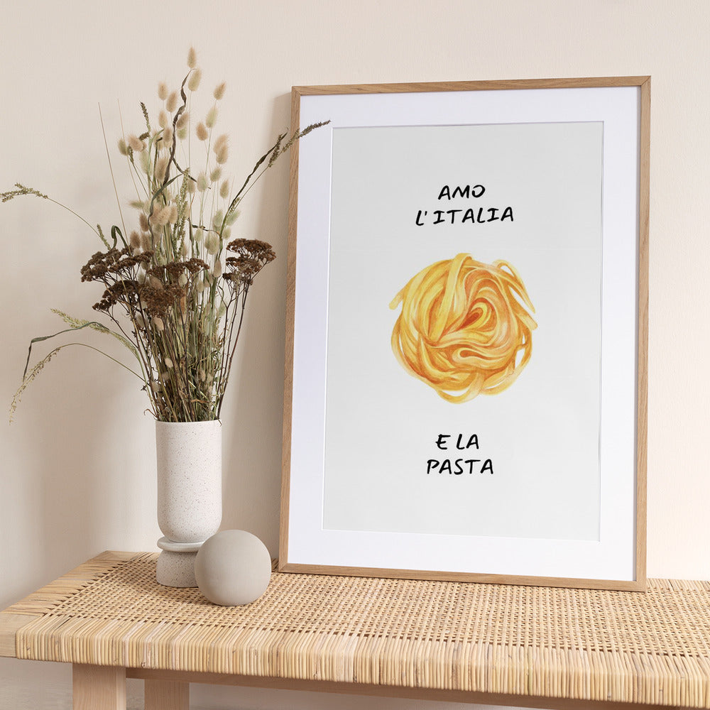 Amo l´italia - Art Print by Ohkimiko
