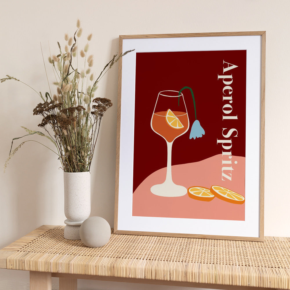 Aperol Spritz - Art Print by Miho Art Studio