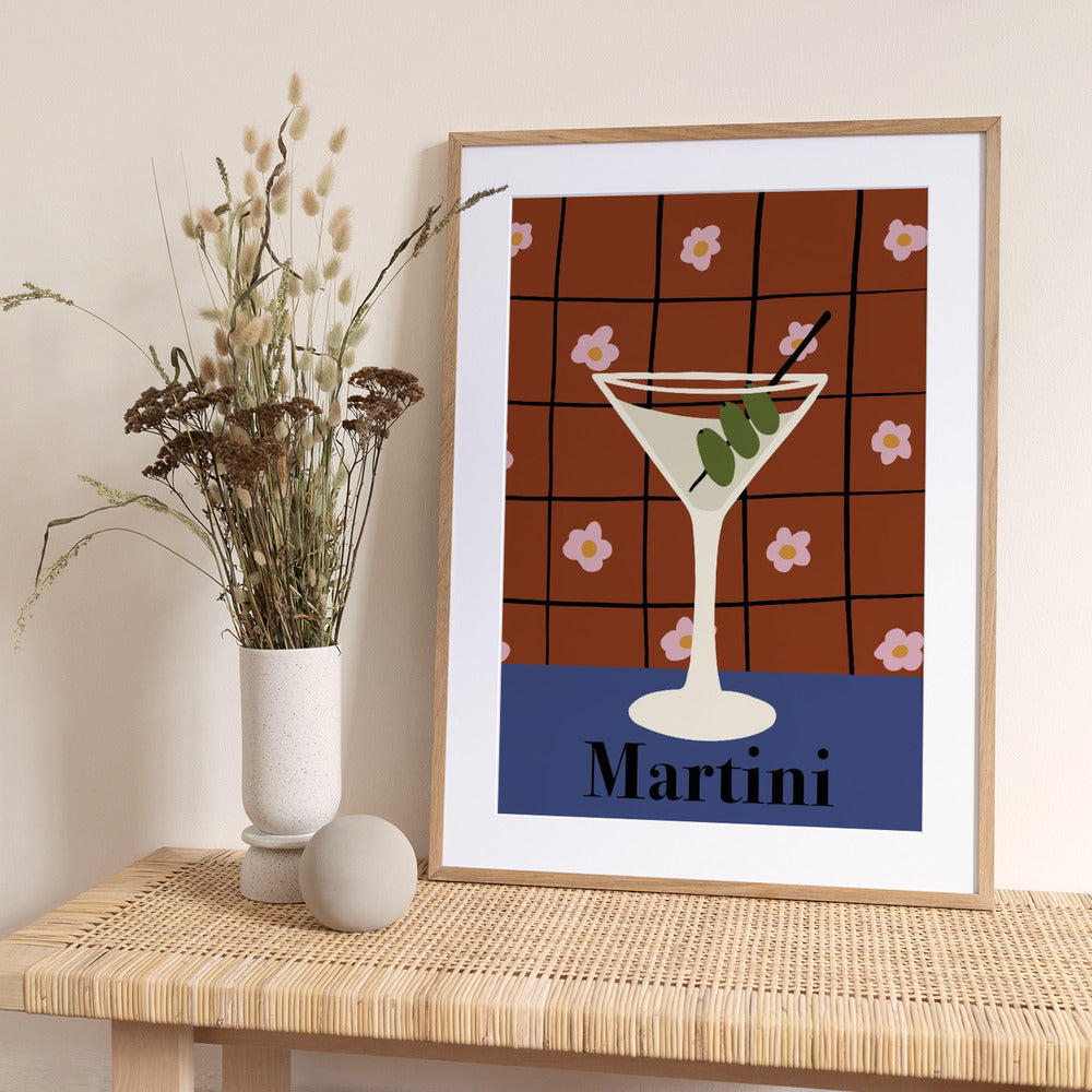Martini - Art Print by Miho Art Studio