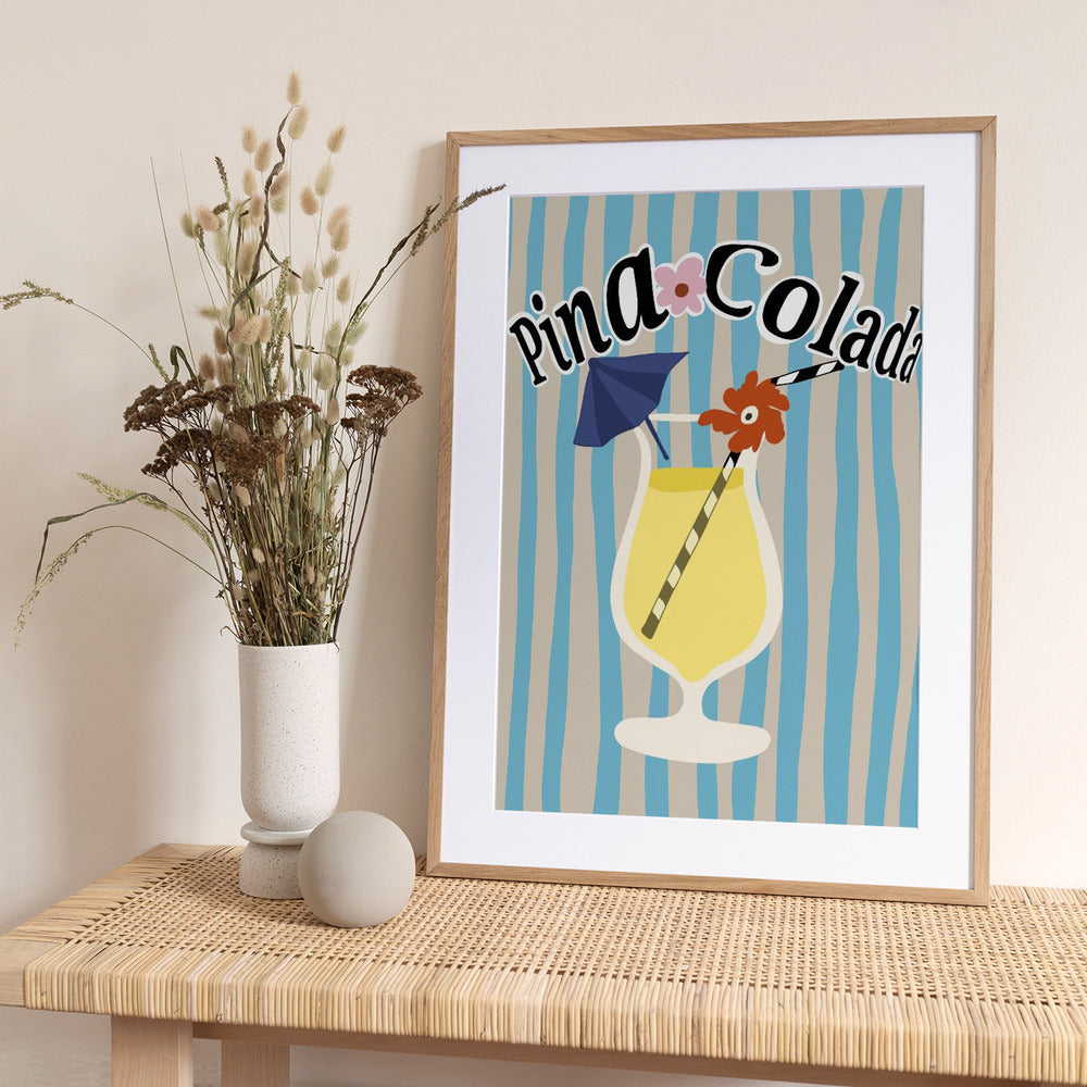 Pina Colada - Art Print by Miho Art Studio