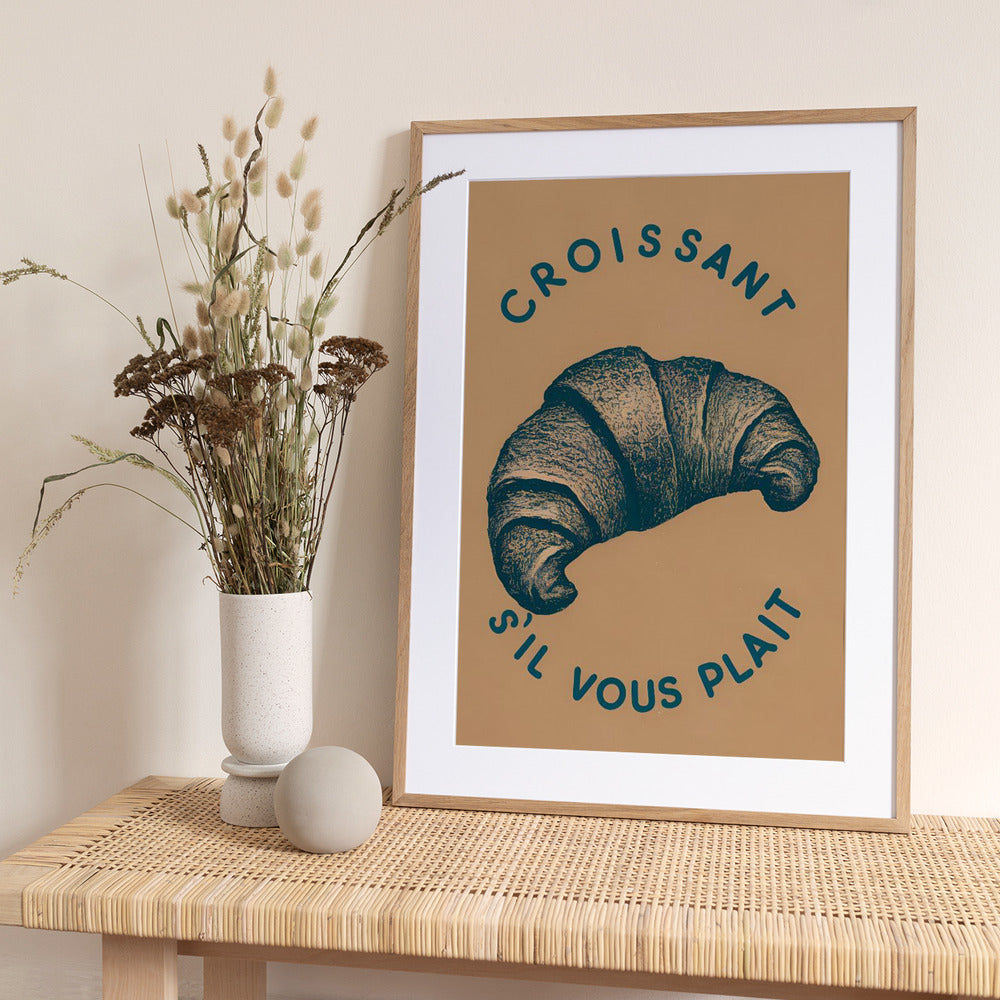 Croissant - Art Print by Andreas Magnusson