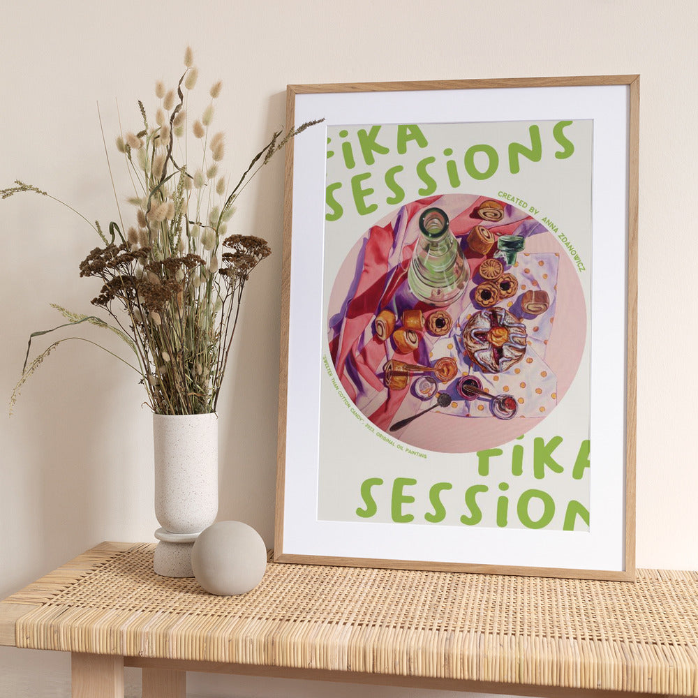 Sweeter Than Cotton Candy - Art Print by Anna Zdanowicz