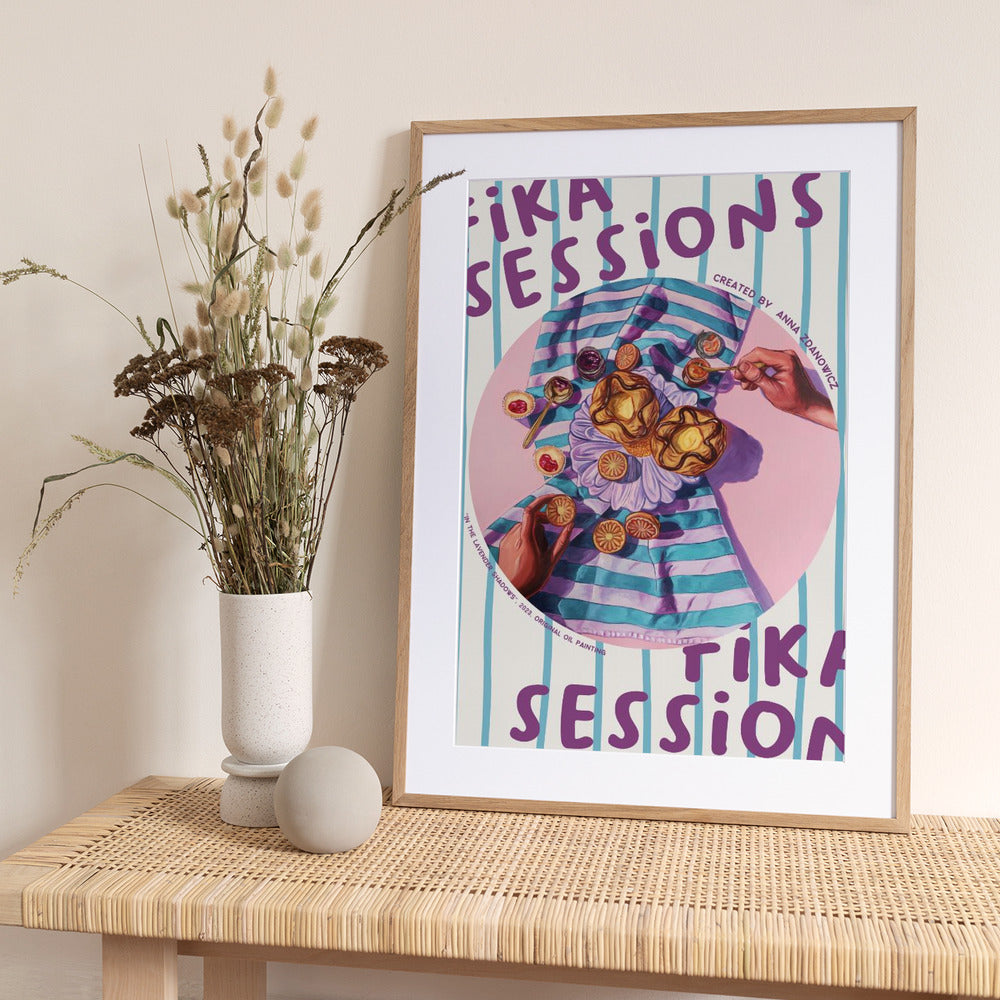 In the Lavender Shadows - Art Print by Anna Zdanowicz
