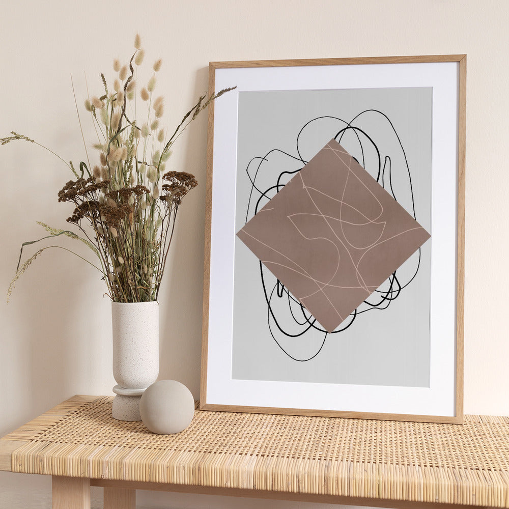 Lines and Shapes 11 - Art Print by Mareike Böhmer