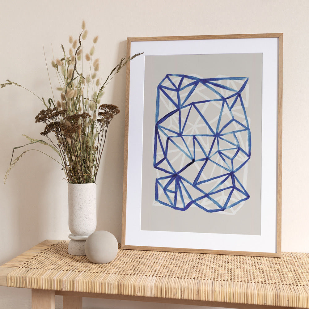 The Grid 1 - Art Print by Mareike Böhmer