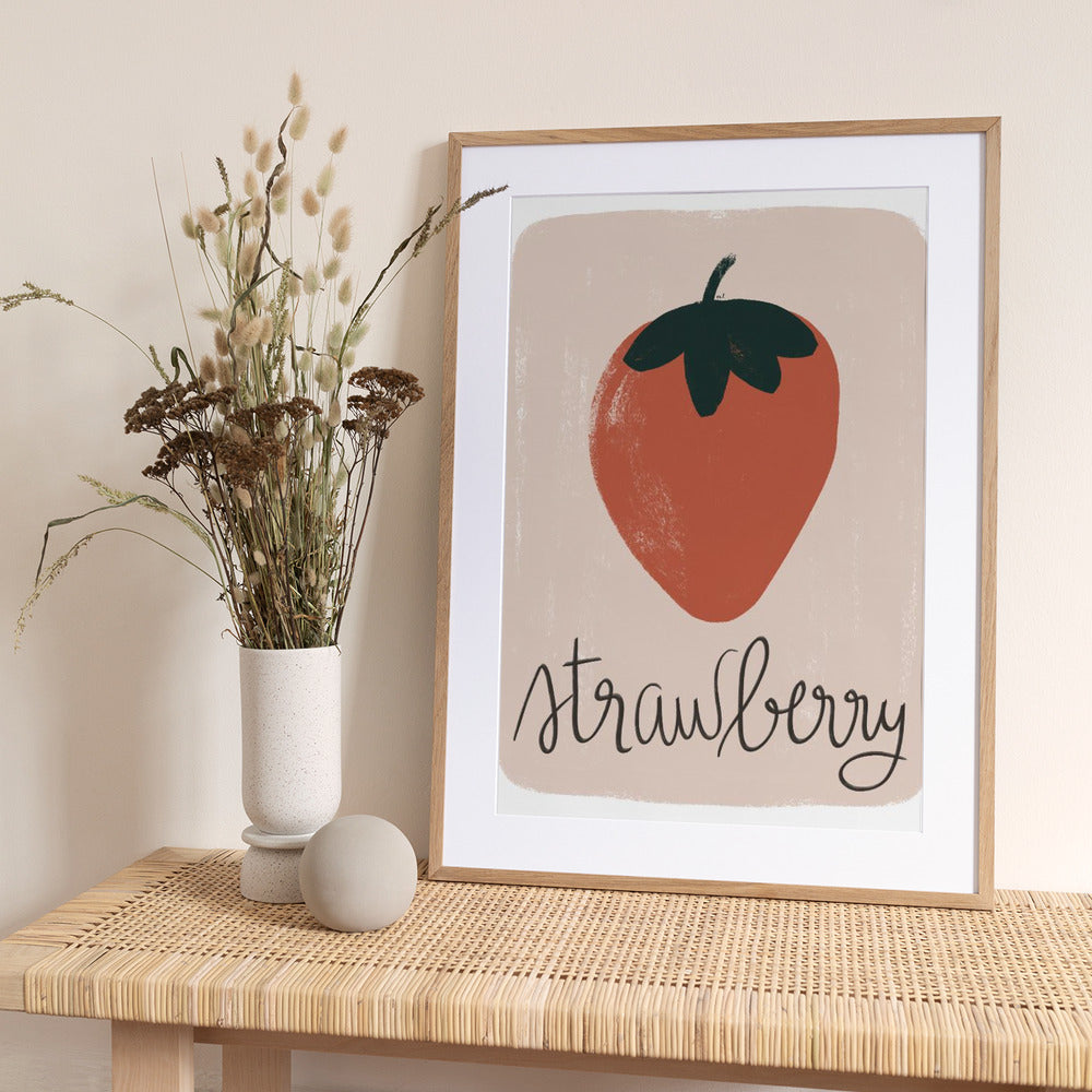 Strawberry - Art Print by Menina Lisboa