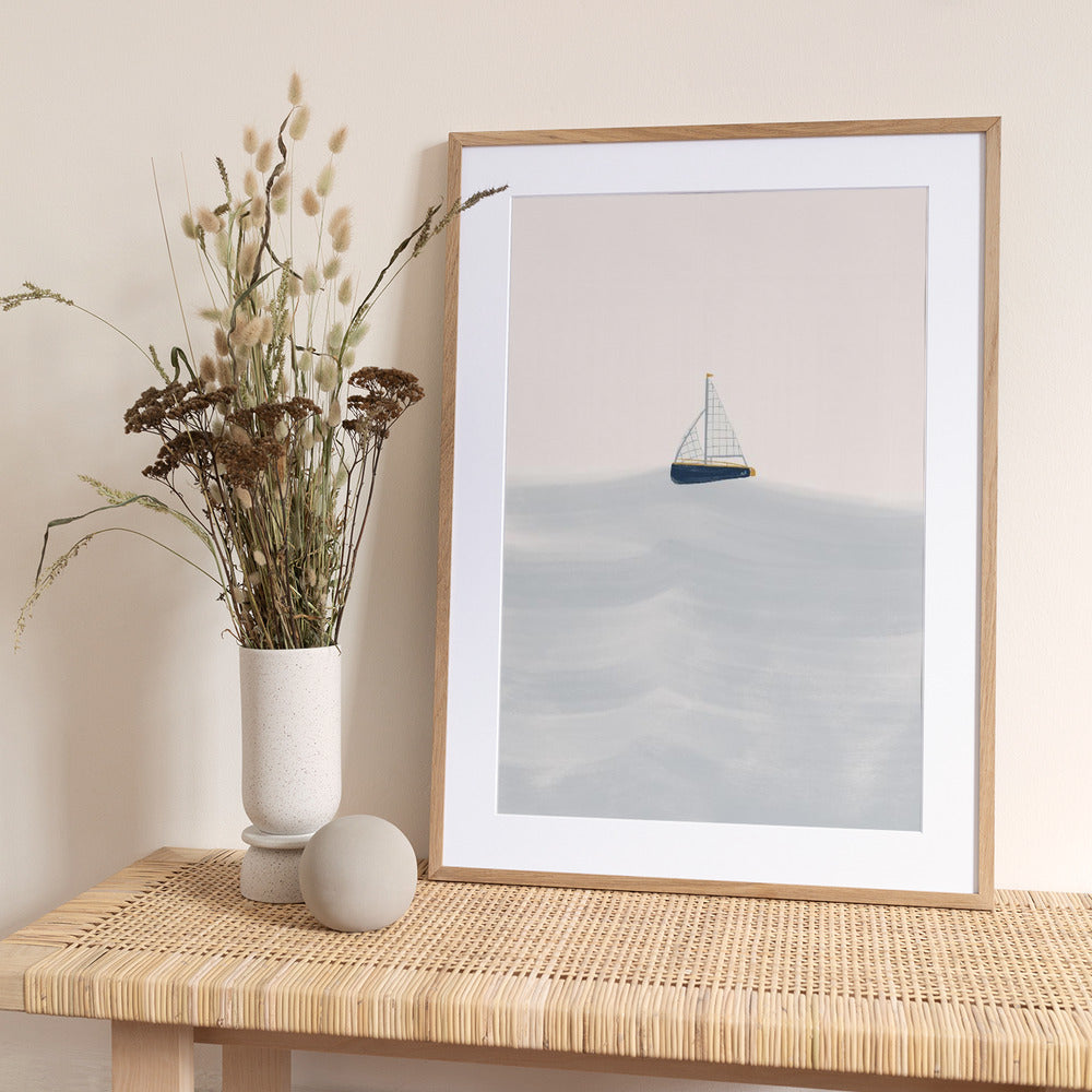 Sailing Boat - Art Print by Menina Lisboa