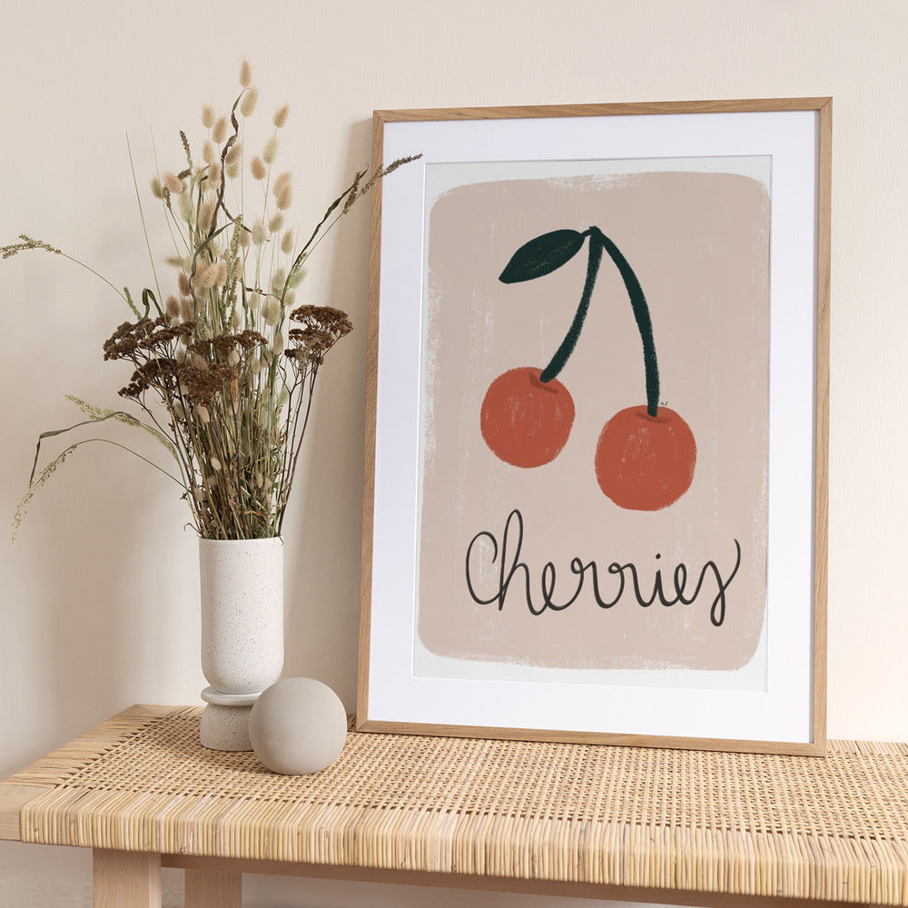 Cherries - Art Print by Menina Lisboa