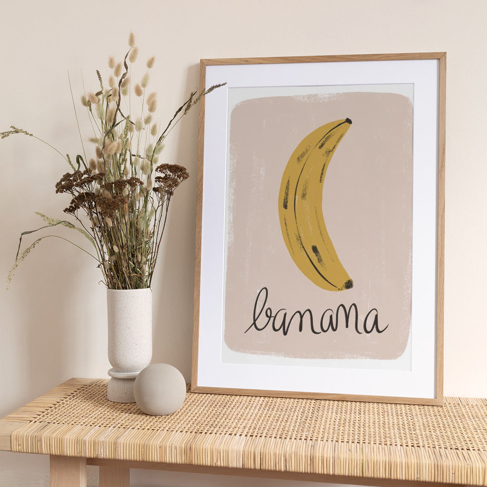 Banana - Art Print by Menina Lisboa