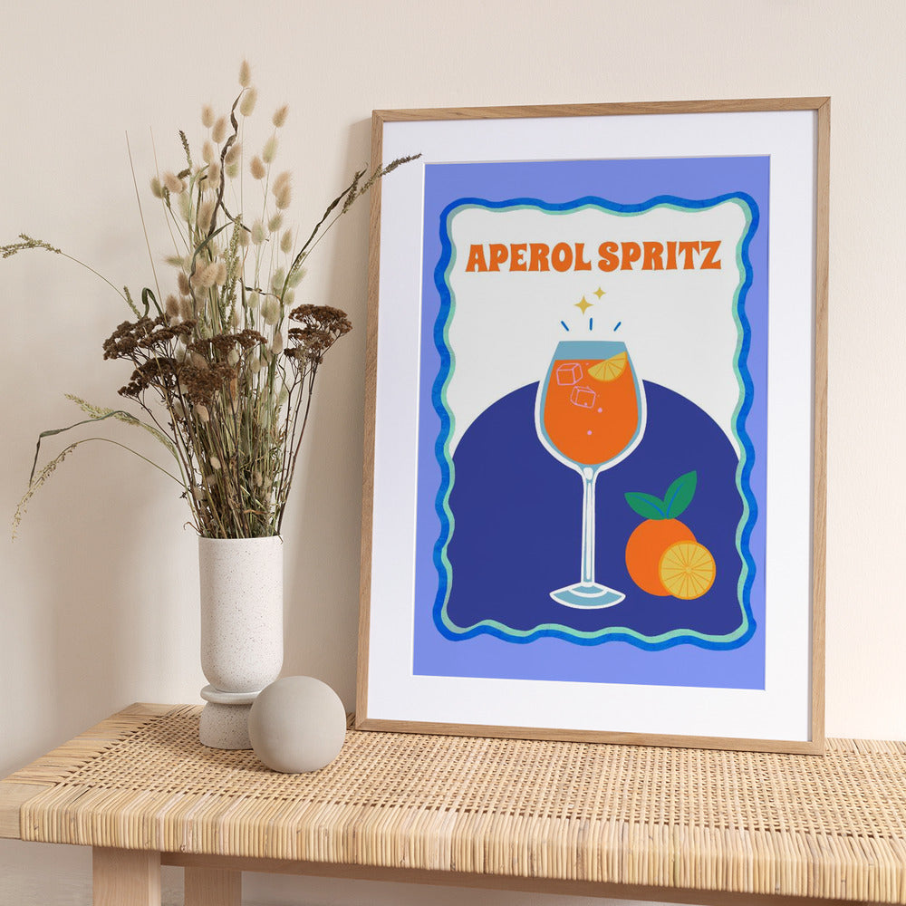Aperol Spritz - Art Print by Petra Lizde