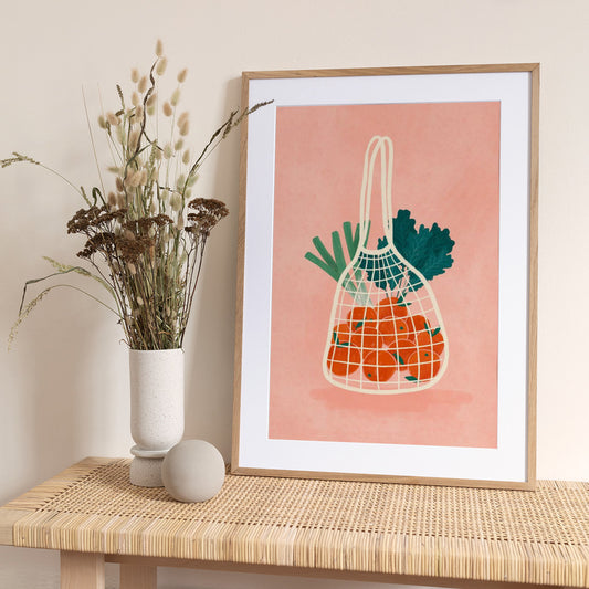 Fruit N Veg - Art Print by Bea Müller
